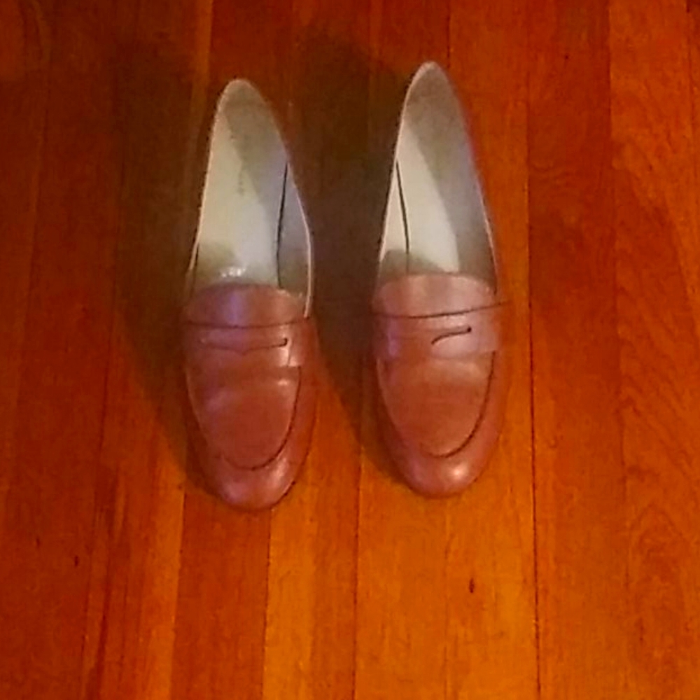 Cole Haan Grand Pinch Tan Penny Loafers 10